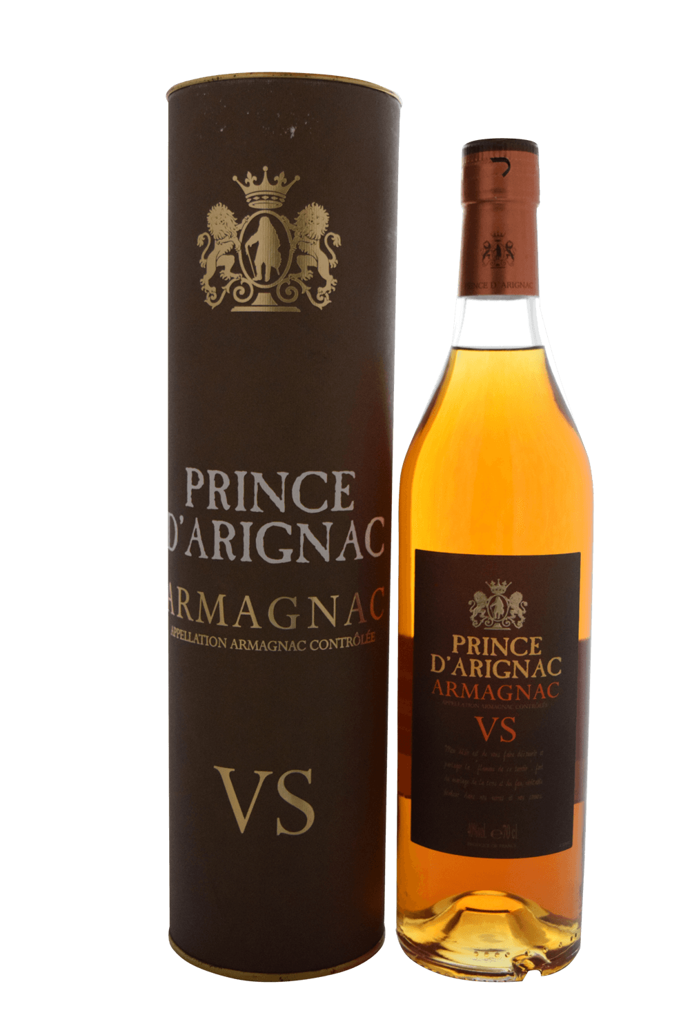 liqueur - PRINCE D'ARIGNAC - Armagnac VS, pas cher, en vente à Cotonou par La Cave du Bénin