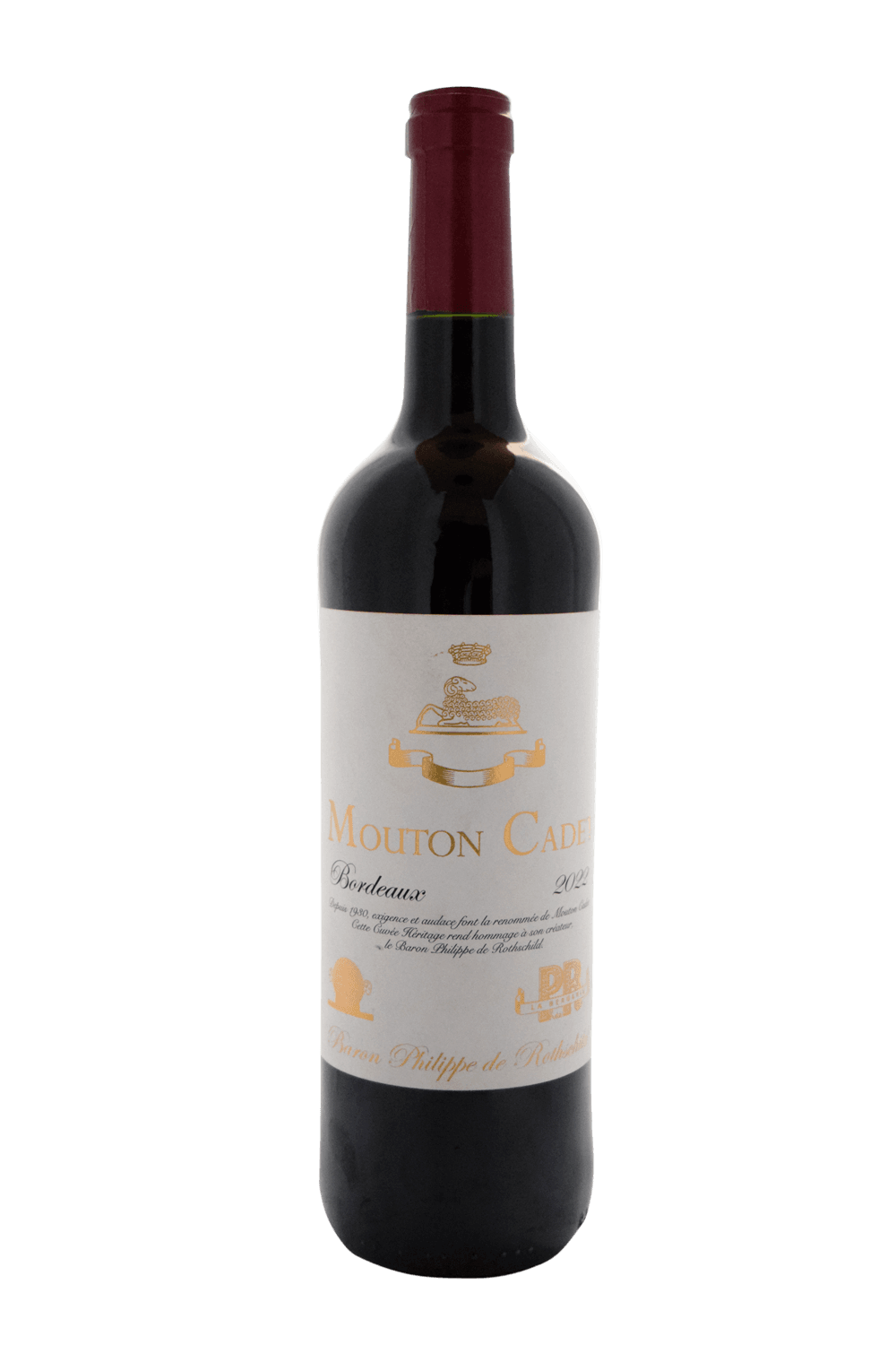 vin - Baron Philippe de Rothschild - Mouton Cadet Bordeaux 2022, pas cher, en vente à Cotonou par La Cave du Bénin