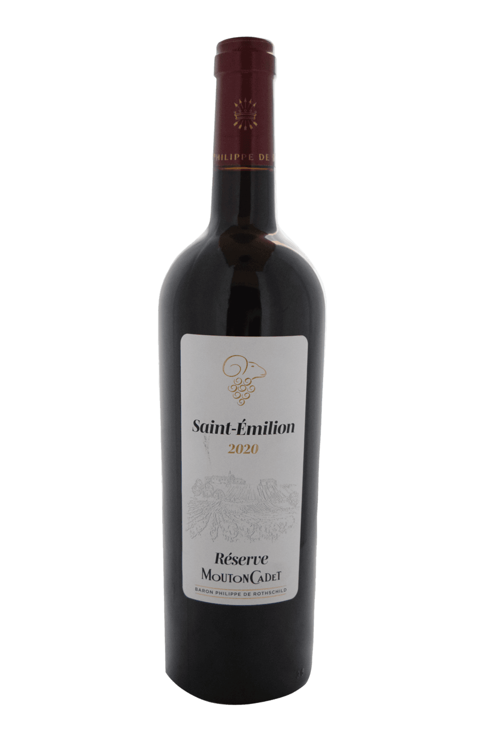 vin - Baron Philippe de Rothschild - Mouton Cadet Réserve Saint-Émilion 2020, pas cher, en vente à Cotonou par La Cave du Bénin