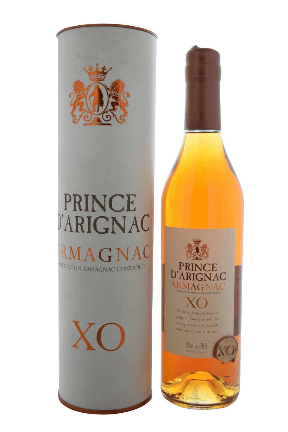 liqueur - PRINCE D'ARIGNAC - Armagnac XO, pas cher, en vente à Cotonou par La Cave du Bénin