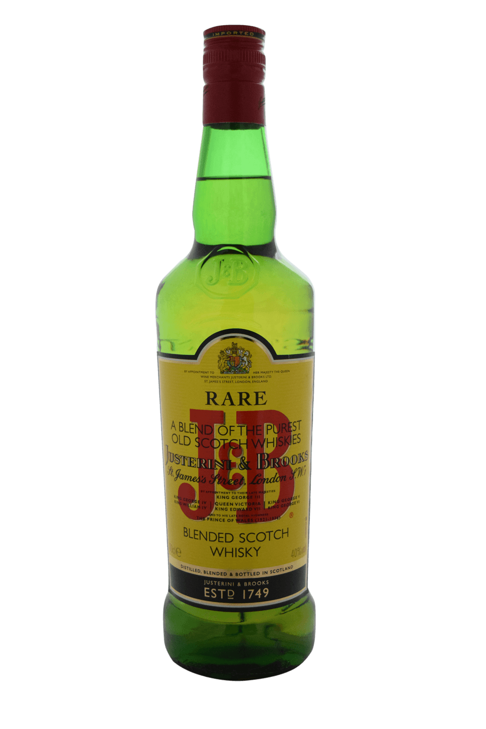 liqueur - J&B - Rare Blended Scotch Whisky, pas cher, en vente à Cotonou par La Cave du Bénin